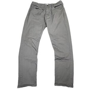 FLINT and TINDER Mens Tapered Fit Pants Men's Size 33x30 Light Gray Outdoors
